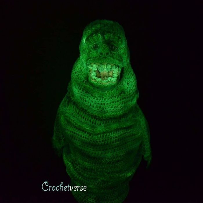Crochet Slimer Costume – Glow in the Dark