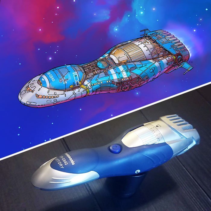 Artist Turns Everyday Objects Into Spaceship Designs, And The Result Is Out Of This World