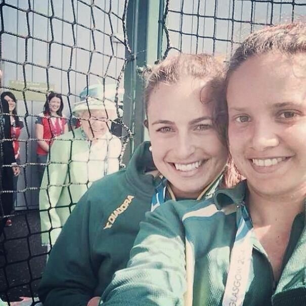 #1 Aaaahhh The Queen Photobombed Our Selfie