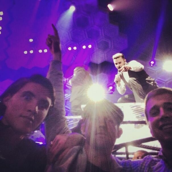 #16 Sometimes You See Justin Timberlake In Concert... Sometimes He Photobombs You