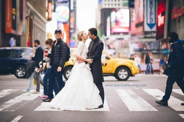 #15 Zach Braff, I Think You Photobombed My Newlywed Couple The Other Day In New York. Well Played