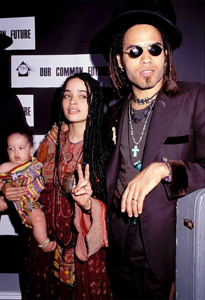 Bonet and Kravitz got married in 1987 and had their daughter Zoe a year later. The pair divorced in 1993 and despite not lasting as a romantic couple, the pair maintained their tight family bond.