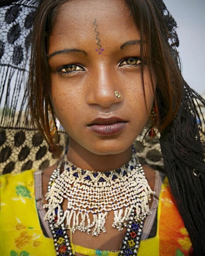 Maya, gypsy girl from Bhopa caste