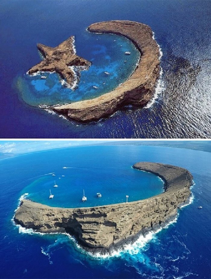 #22 An Island That Looks Like A Star