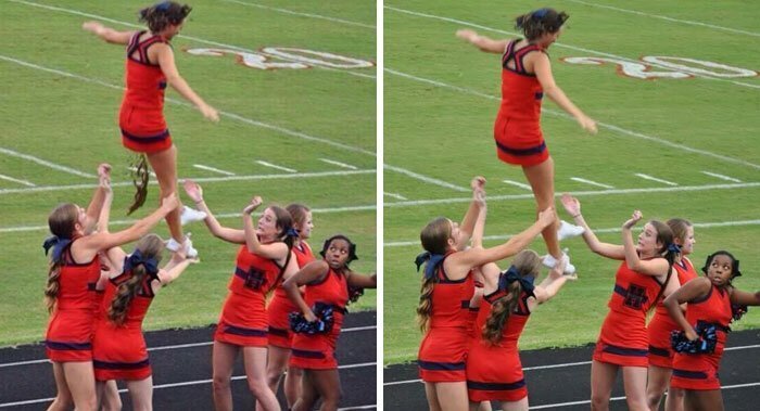 #21 Viral Photo Of A Pooping Cheerleader