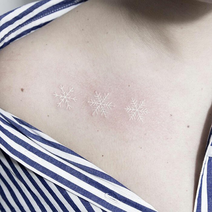 30 White Tattoo Designs That Look Like Magic Runes