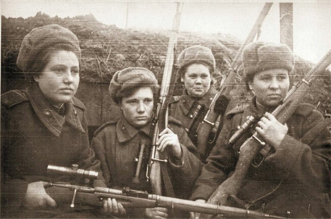 Soviet female snipers