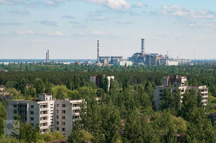 #30 Looking At The Chernobyl Power Plant From Pripyat