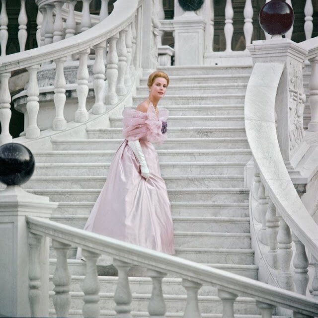 1966. Princess Grace at the Princely Palace in Monaco.