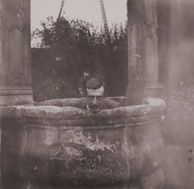 Great prince Kirill Vladimirovich looking out of the well