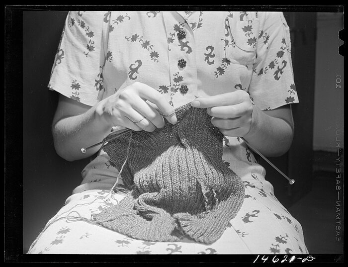 “During wartime, knitting would often become a form of resistance”