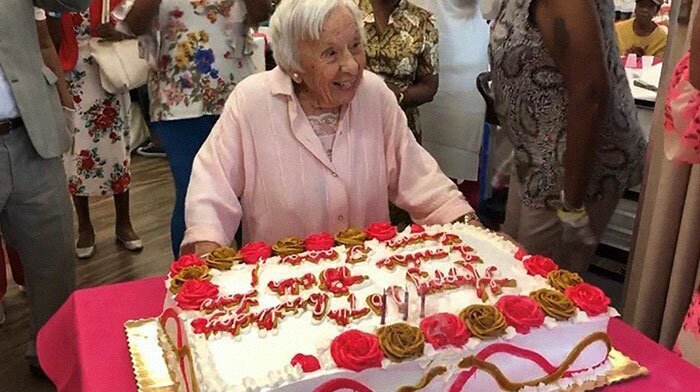 Jean Louise Signore had over 100 guests at her birthday celebration