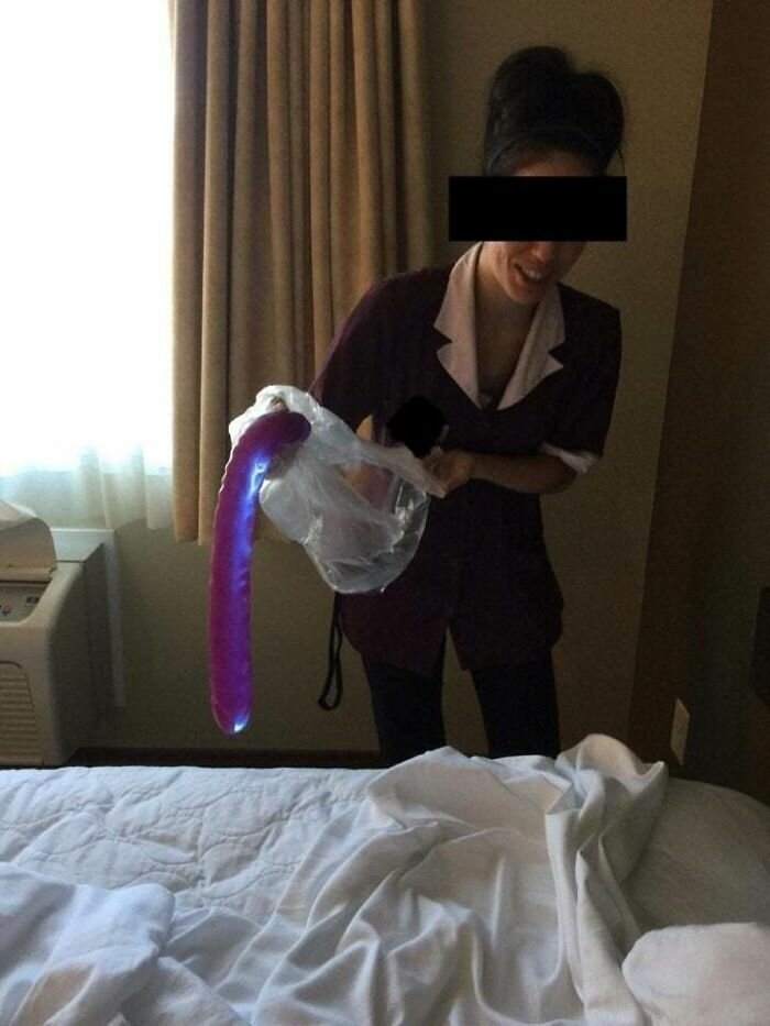 #31 My Friend's Wife Had Found This Massive Toy While Cleaning A Hotel Room