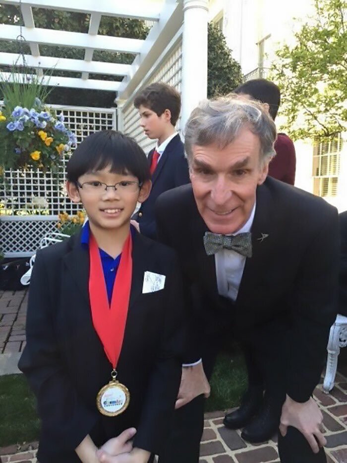 Bill Nye the Science Guy also appreciated his hard work and dedication