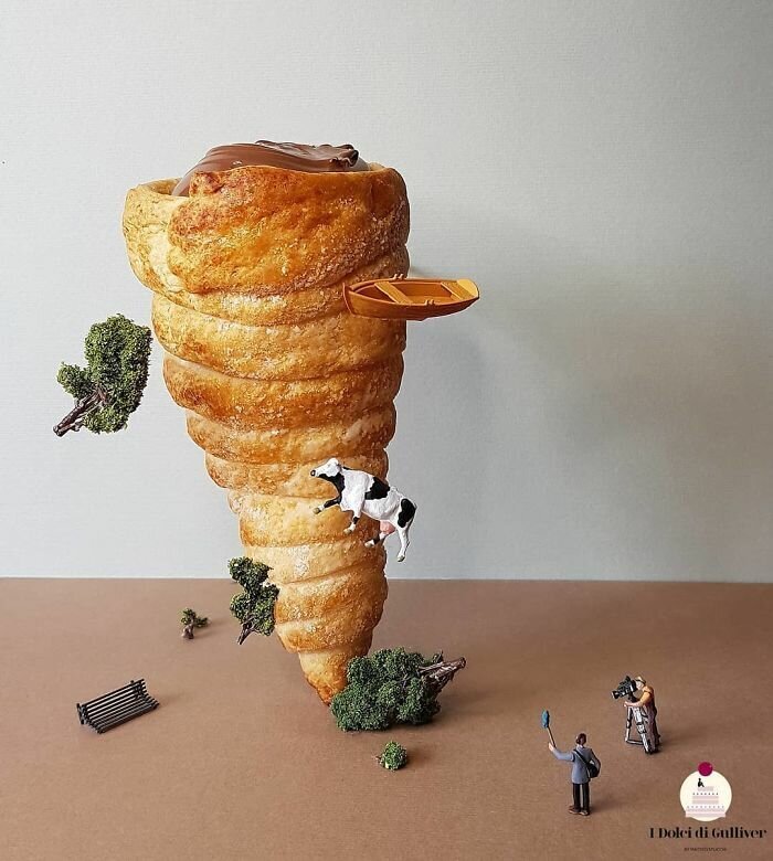 This Pastry Chef Transforms Plain Desserts Into Miniature Worlds And It’s Too Sad To Eat