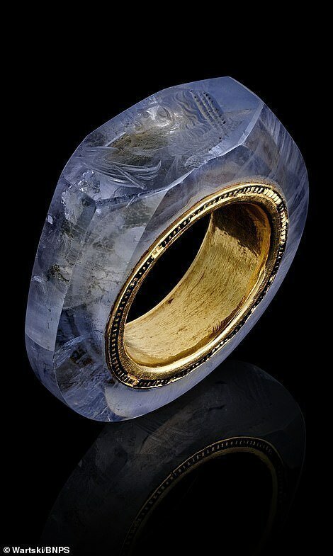 Exquisite 2,000-year-old sapphire ring thought to have belonged to Caligula goes on sale for $750000