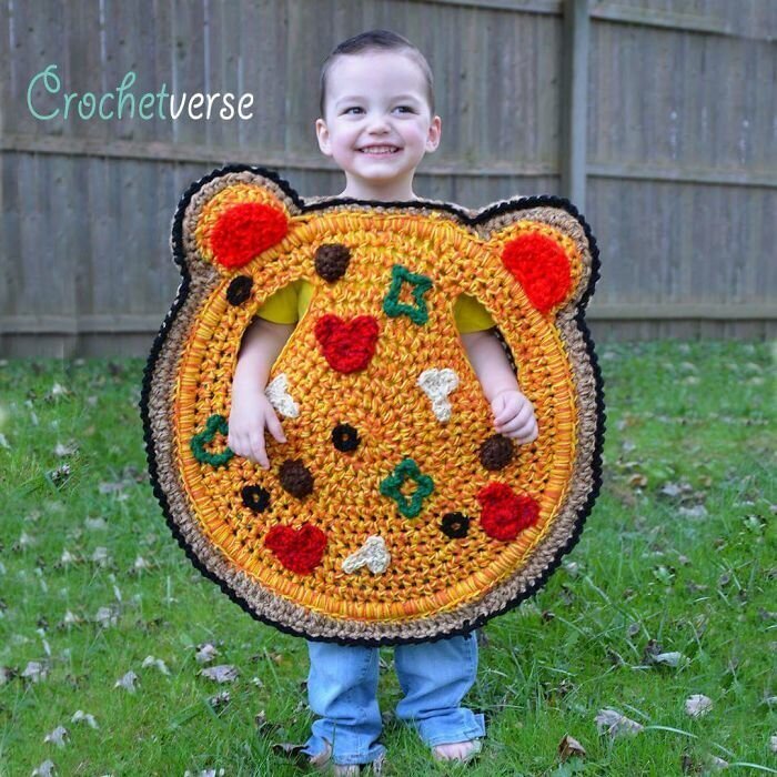 #10 Crochet Pizza Costume