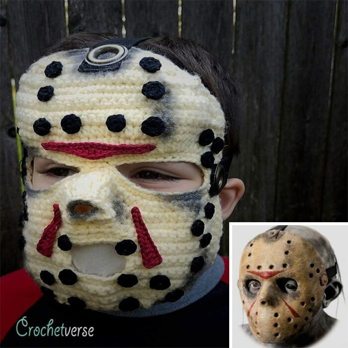#11 Crochet Jason Voorhees Mask