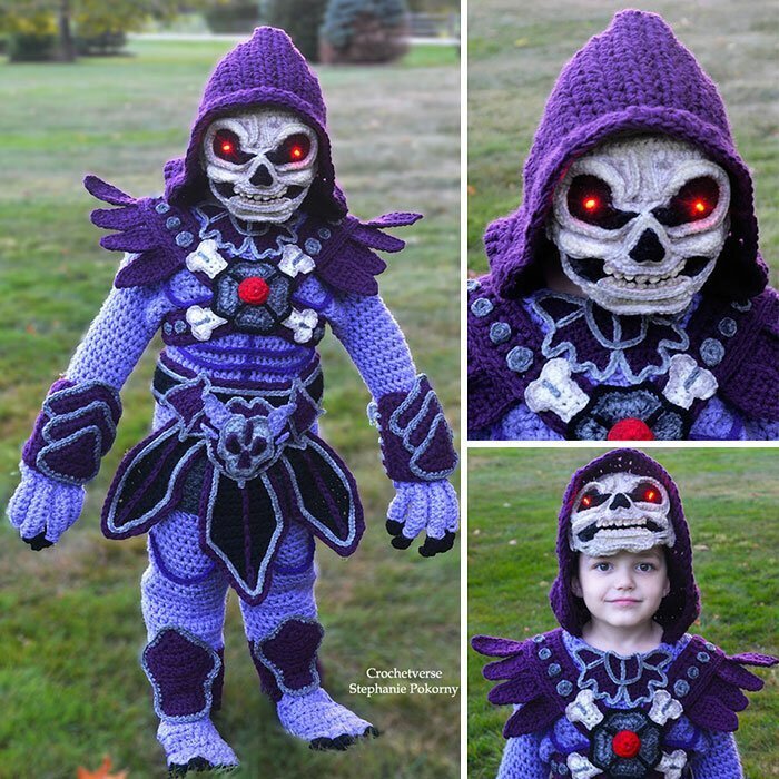 #4 Crochet Skeletor Costume