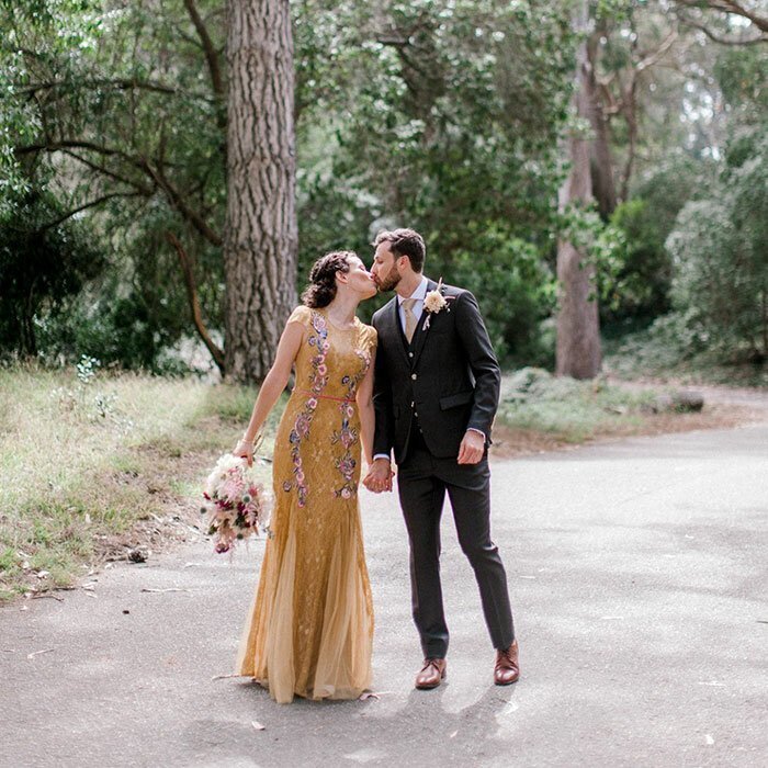 This Couple Was Taking Wedding Photos When A Raccoon Family Decided To Join Them