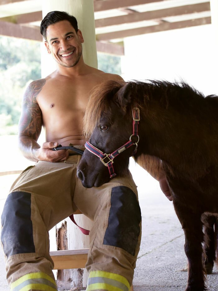 Australian Firefighters Pose With Animals For 2020 Charity Calendar