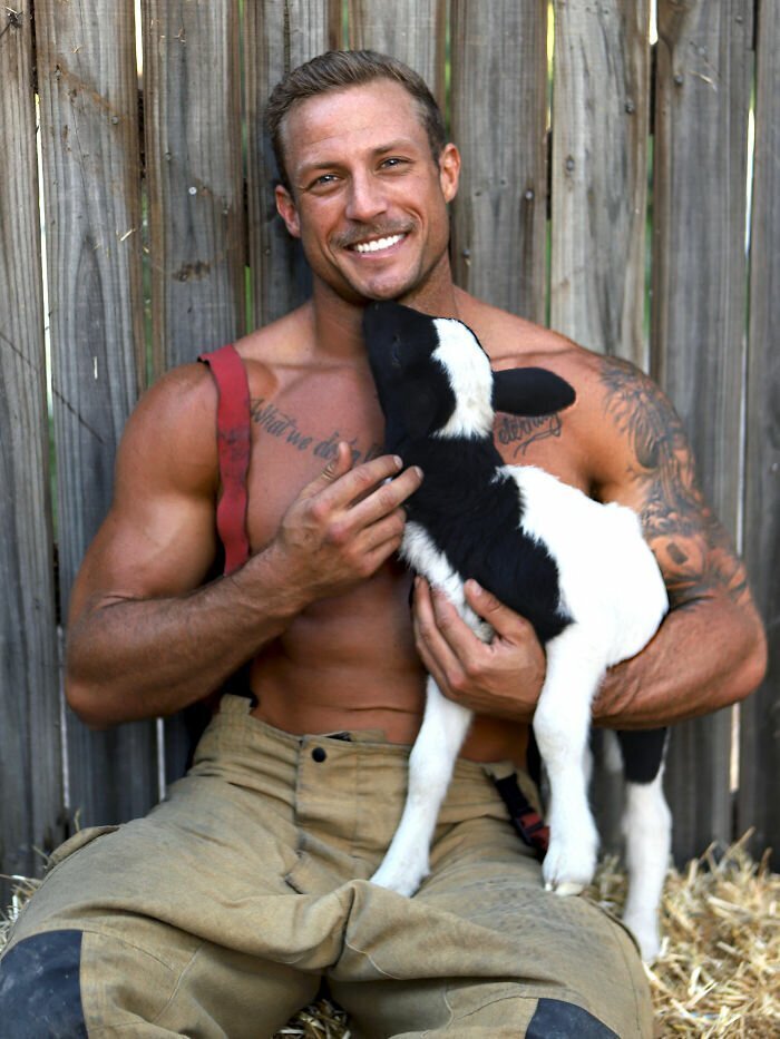 Australian Firefighters Pose With Animals For 2020 Charity Calendar