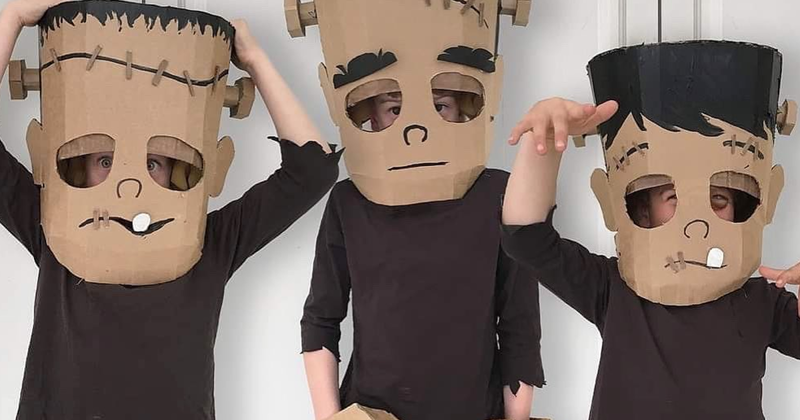 I Design Templates For People To Make Costumes Out Of Cardboard