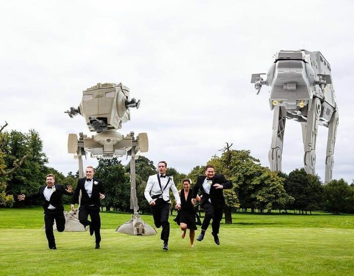 Couple Has Awesome Star Wars-Themed Wedding, And Their Photos Go Viral