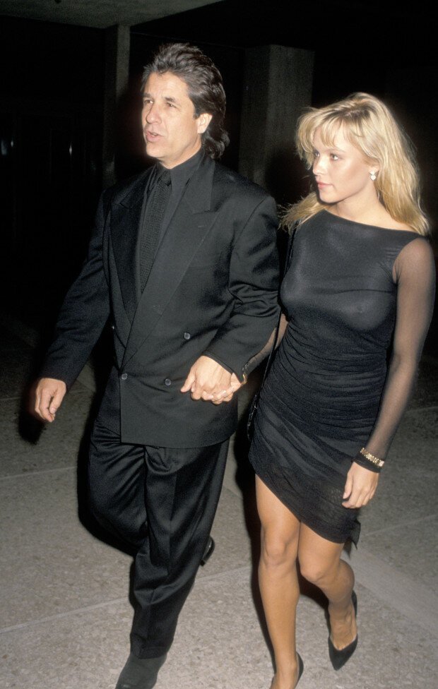 The pair out on the town in 1989 - Peters reportedly first proposed to her 30 years ago