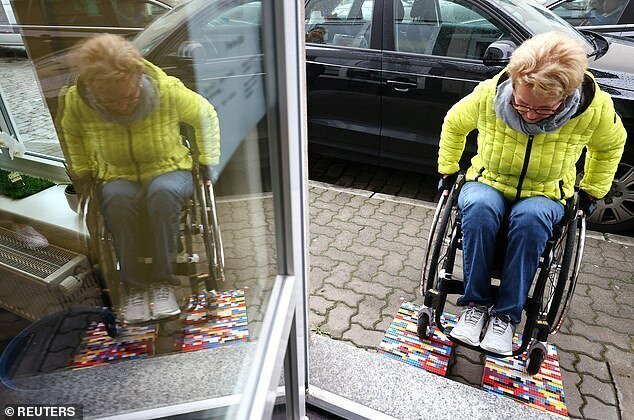 Ebel started to build the ramps almost one year ago to raise awareness for disabled people in her hometown of Hanau