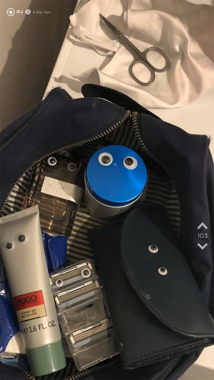 Girlfriend Orders 1K Googly Eyes, Spends 2 Hours Sticking Half Of Them On Everything