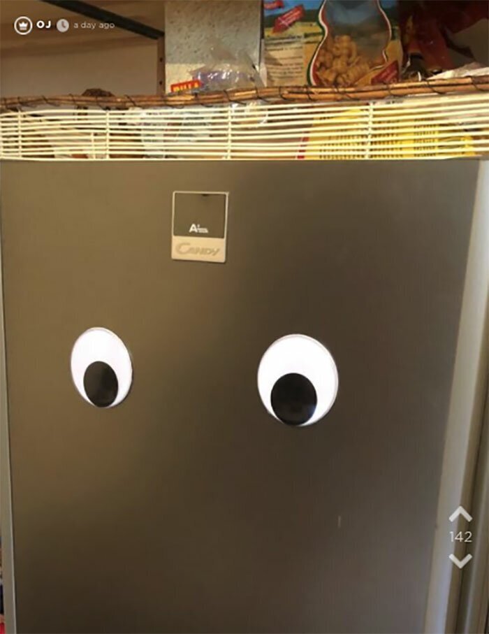 Girlfriend Orders 1K Googly Eyes, Spends 2 Hours Sticking Half Of Them On Everything