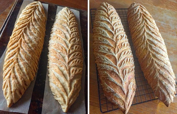 110k People Are Following This Baker Who Creates Intricate Designs Out Of Homemade Bread