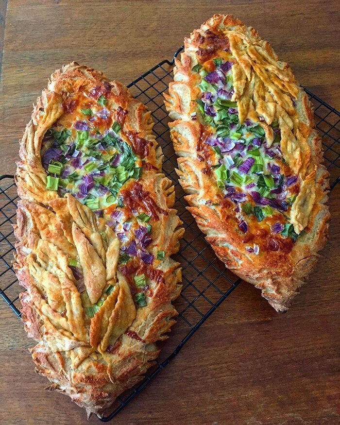 110k People Are Following This Baker Who Creates Intricate Designs Out Of Homemade Bread