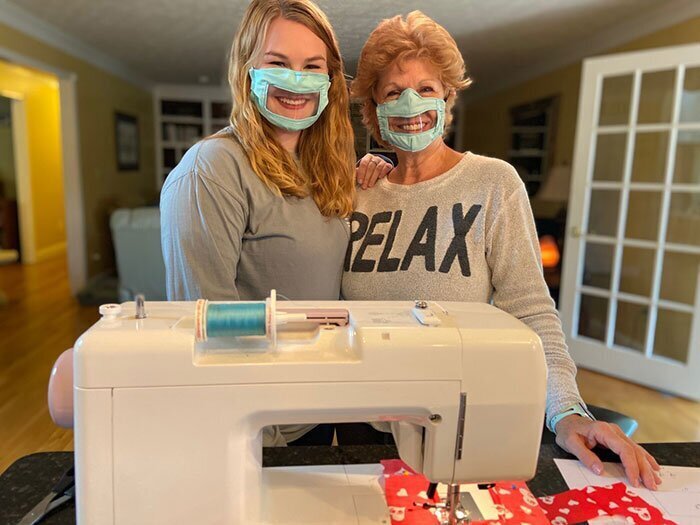21 Y.O. Student Makes Face Masks For The Deaf And Hard Of Hearing