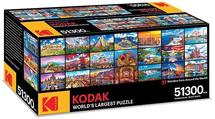 Kodak went overboard to make sure you’ll never get bored by creating a 51,300-piece jigsaw puzzle