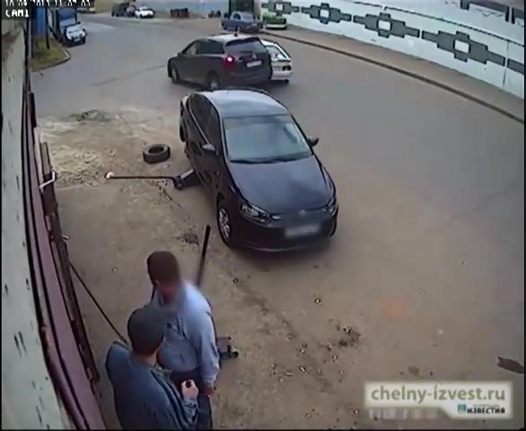 В ДТП пострадали пять автомобилей 