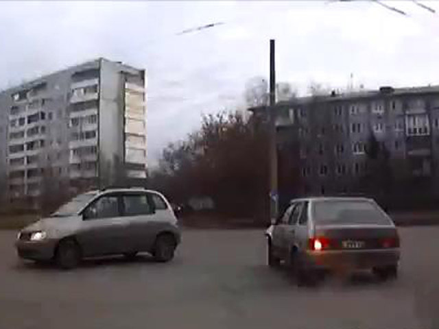 Погоня в Омске за пьяным водителем 