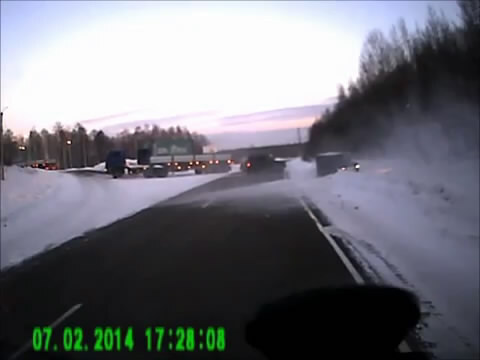 Обгон на перекрестке 