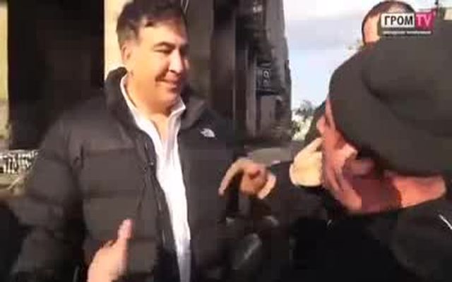 Саакашвили не смог ответить украинцу 