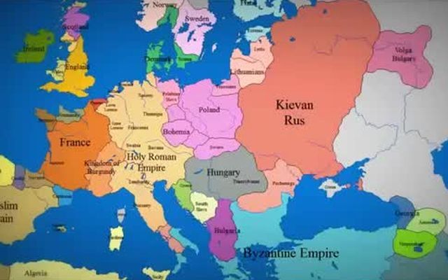 1000 лет истории Европы на 3 минуты 