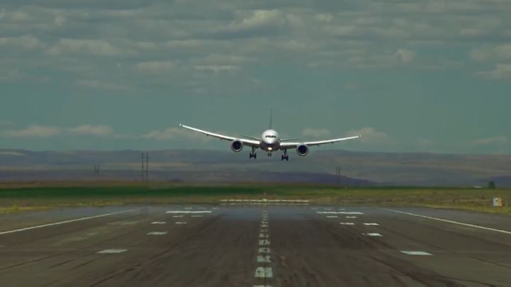 Тестовый полет нового Boeing 787-9 Dreamline 