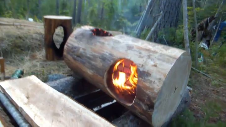 Учимся делать огненную лесную мебель 