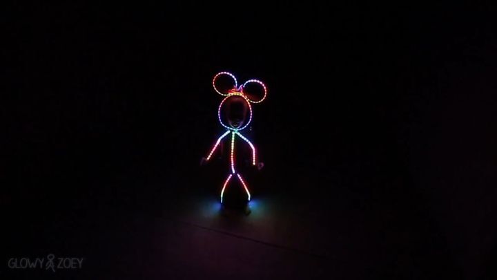 LED-костюм для ребенка на Хэллоиун 