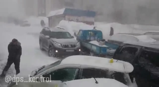 Снегопад во Владивостоке. Продолжение 