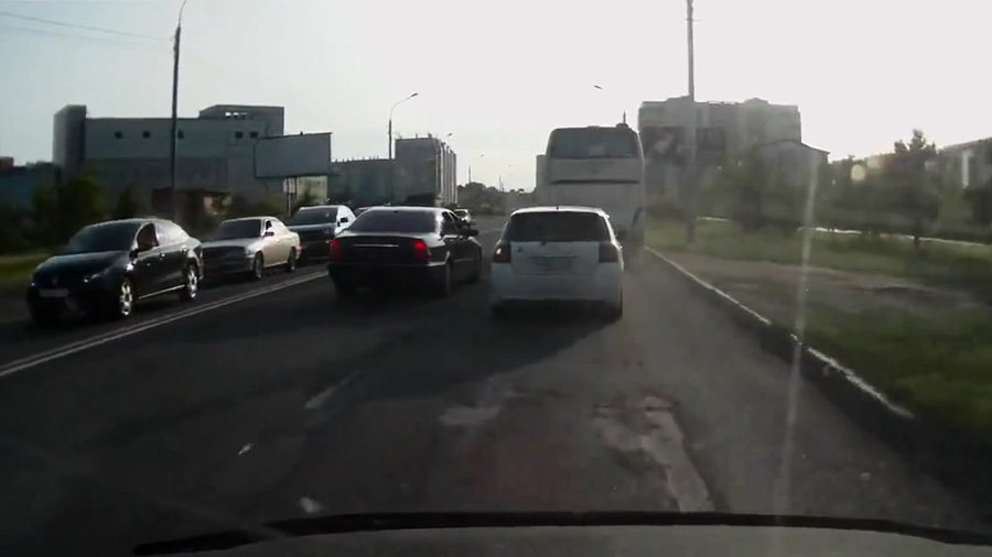 Стрельба на дороге в Красноярске 