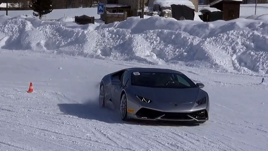 Академия зимнего вождения Lamborghini 