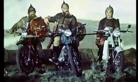 Реклама советских мотоциклов 60-х 