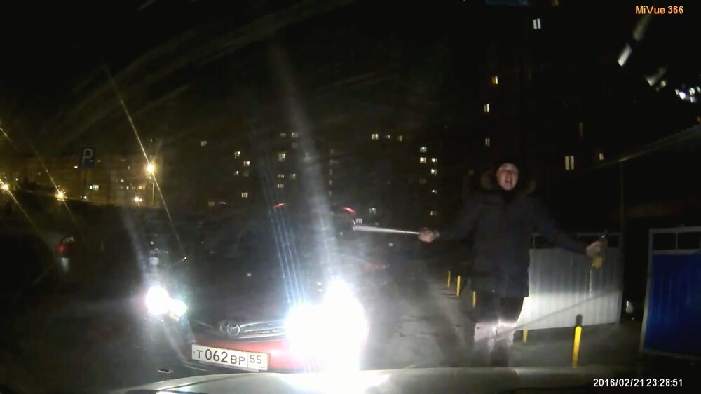 Нападение на таксита в Омске 