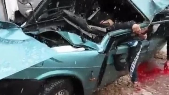 Последствия жуткой аварии 